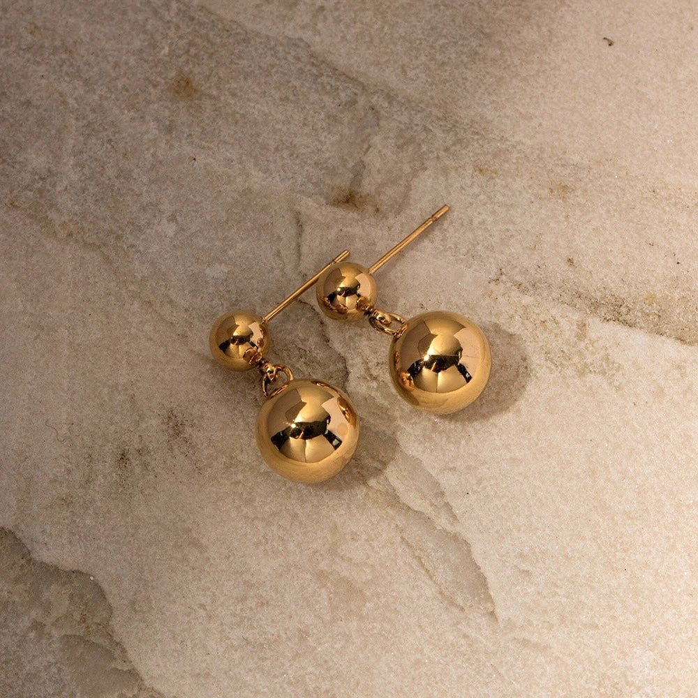 Double Sphere Earrings