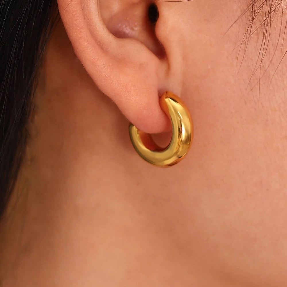 Allison Gold Hoops