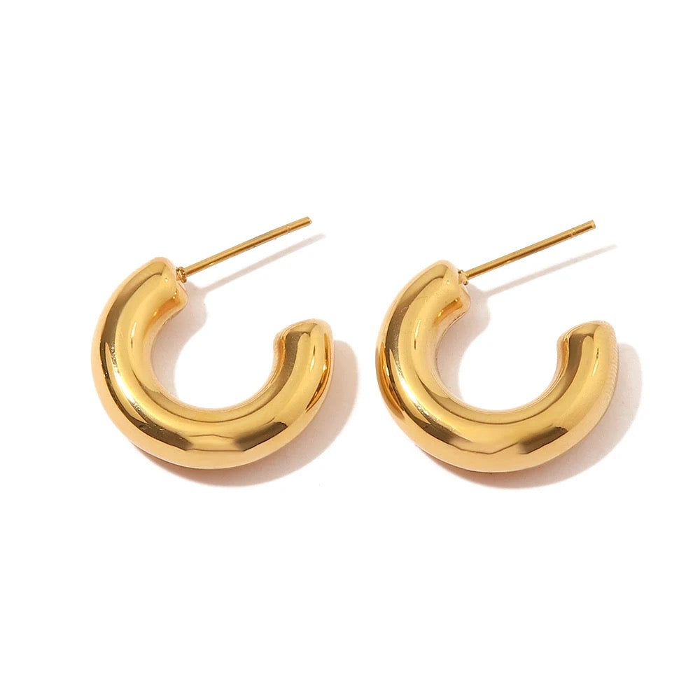 Allison Gold Hoops