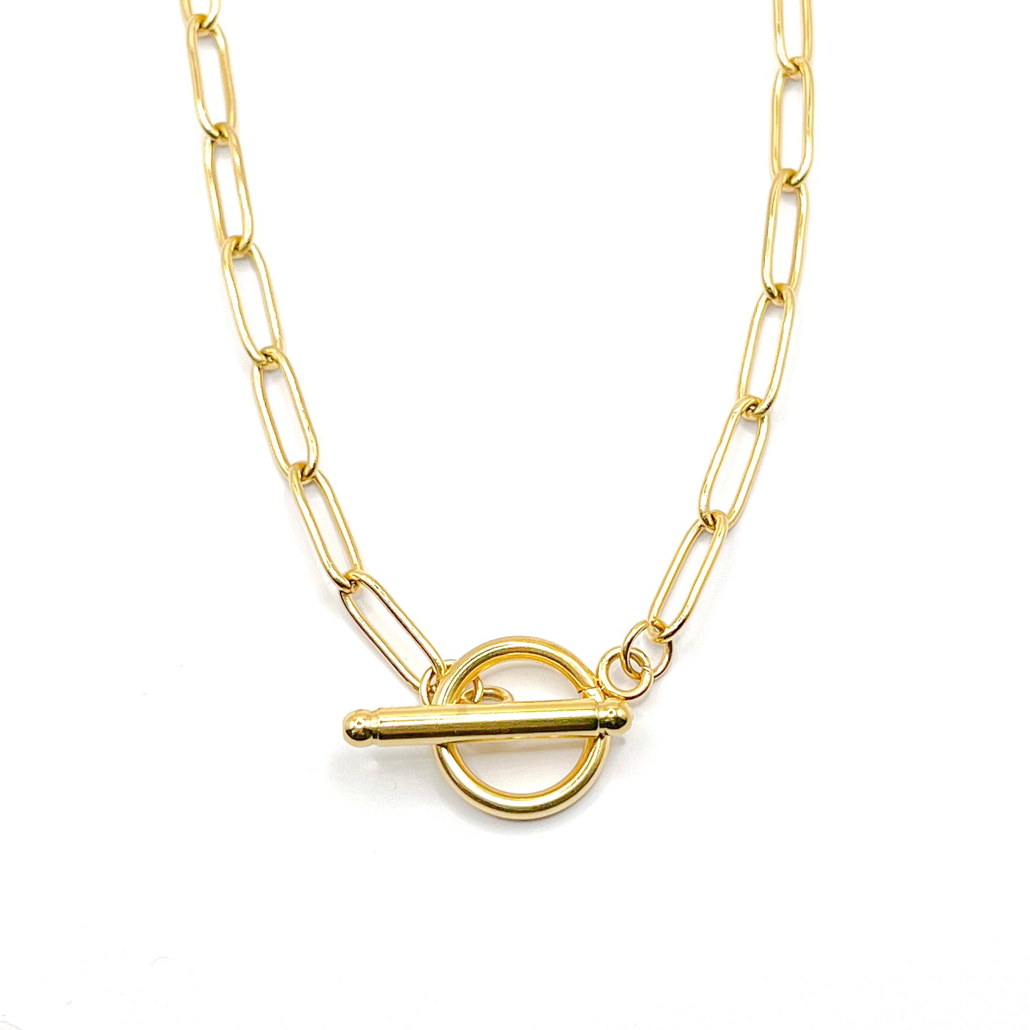 Elaina Paperclip Chain Necklace