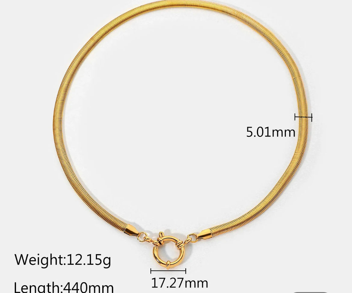 Maggie Herringbone Necklace