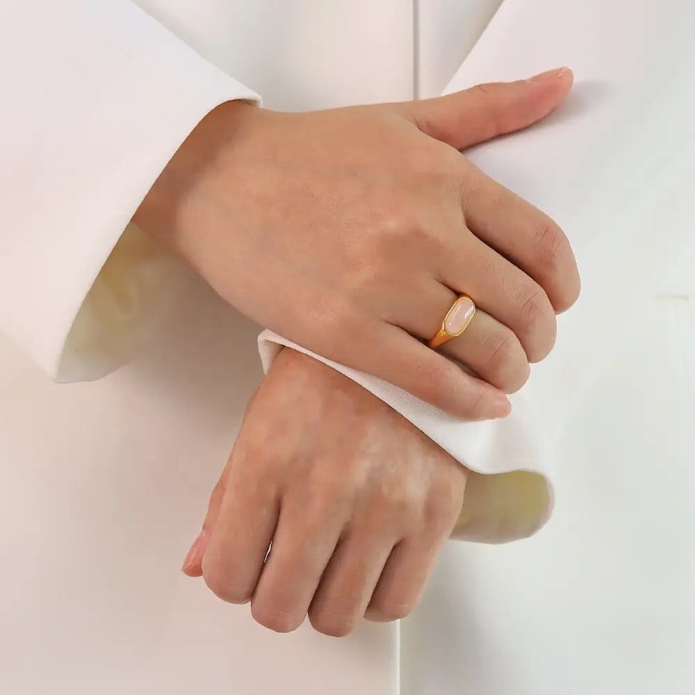Rose Quartz Ring