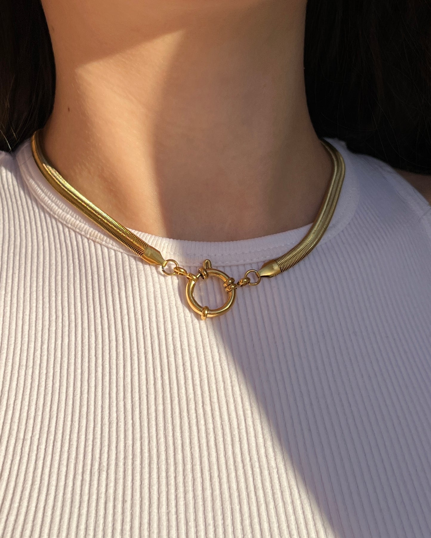 Maggie Herringbone Necklace