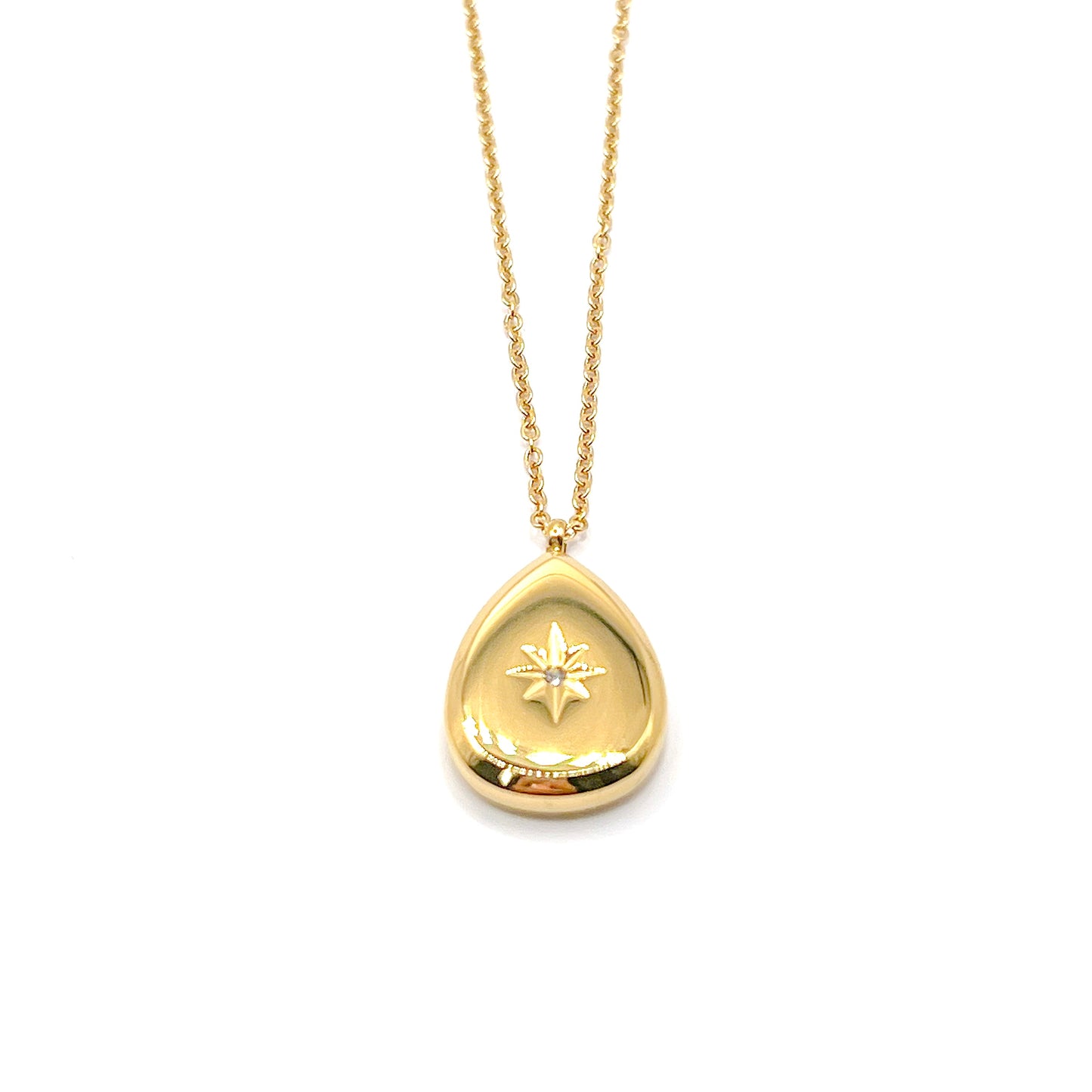Sage Drop Necklace
