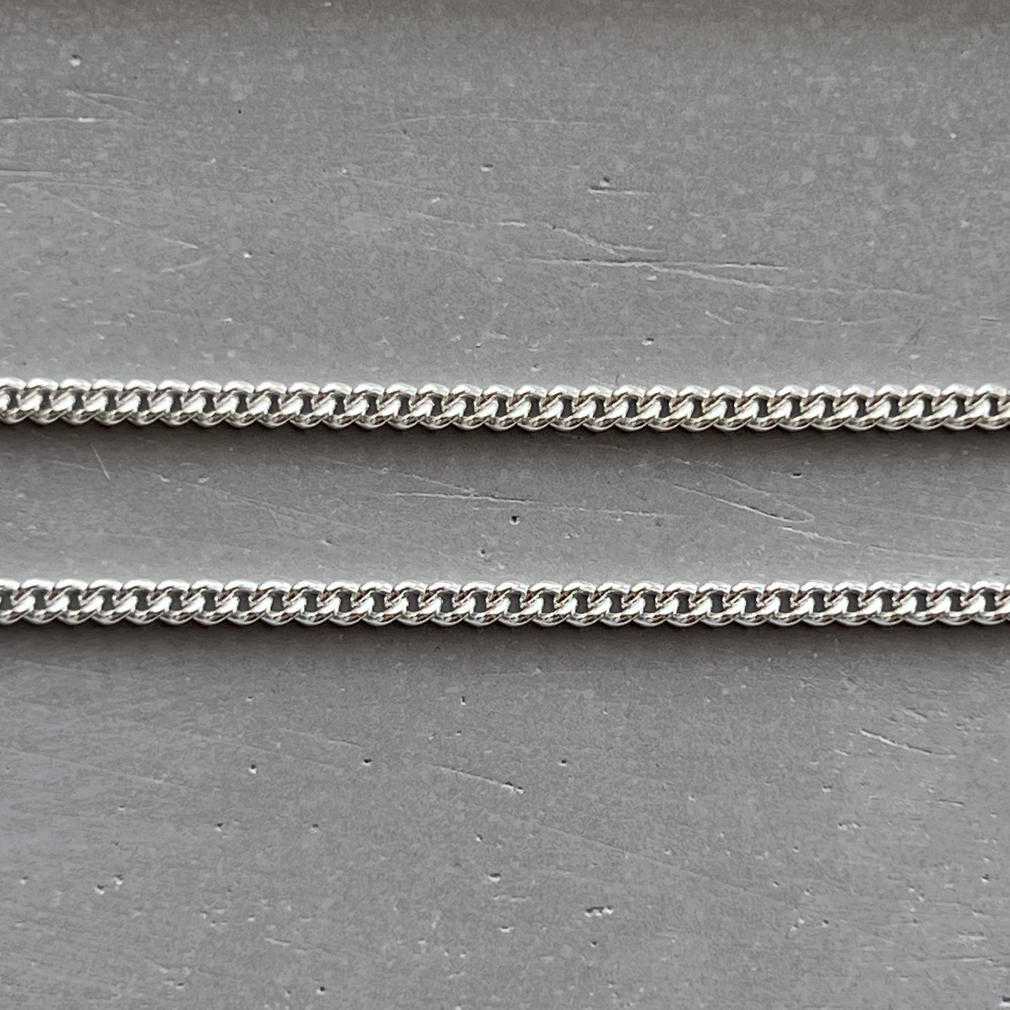 Sterling Silver 2.25 mm Curb Chain