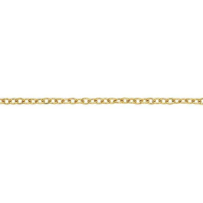 10K Yellow Gold 1mm Cable Chain