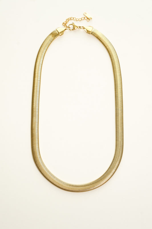 Ri Large Herringbone Chain Necklace