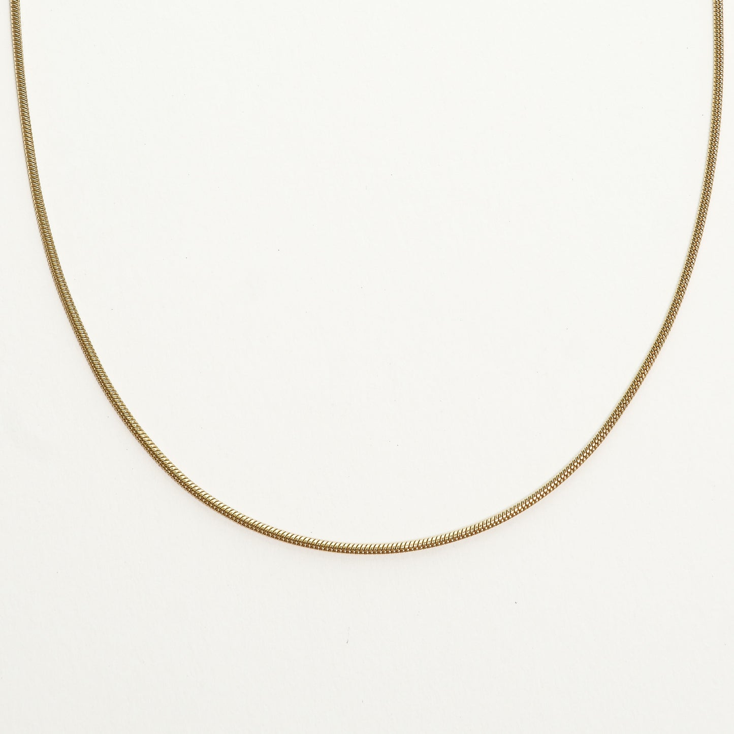 River Gold Snake Chain Necklace