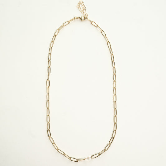 Sienna Paperclip Chain Necklace