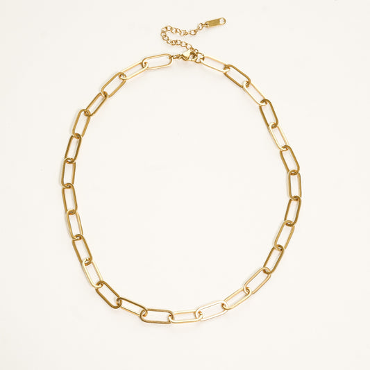 Brooke Large Paperclip Chain Necklace