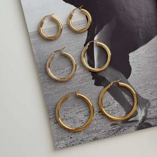 Hailey Gold Hoops