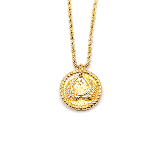 Round Wings Necklace