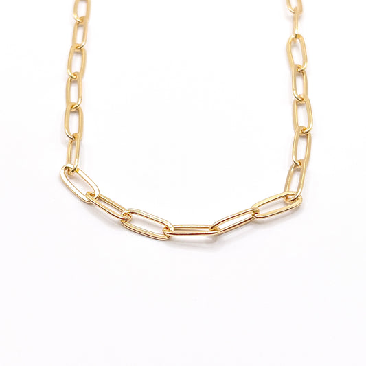 Sienna Paperclip Chain Necklace