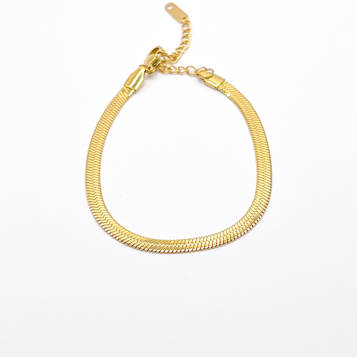 Hazel Herringbone Chain Bracelet