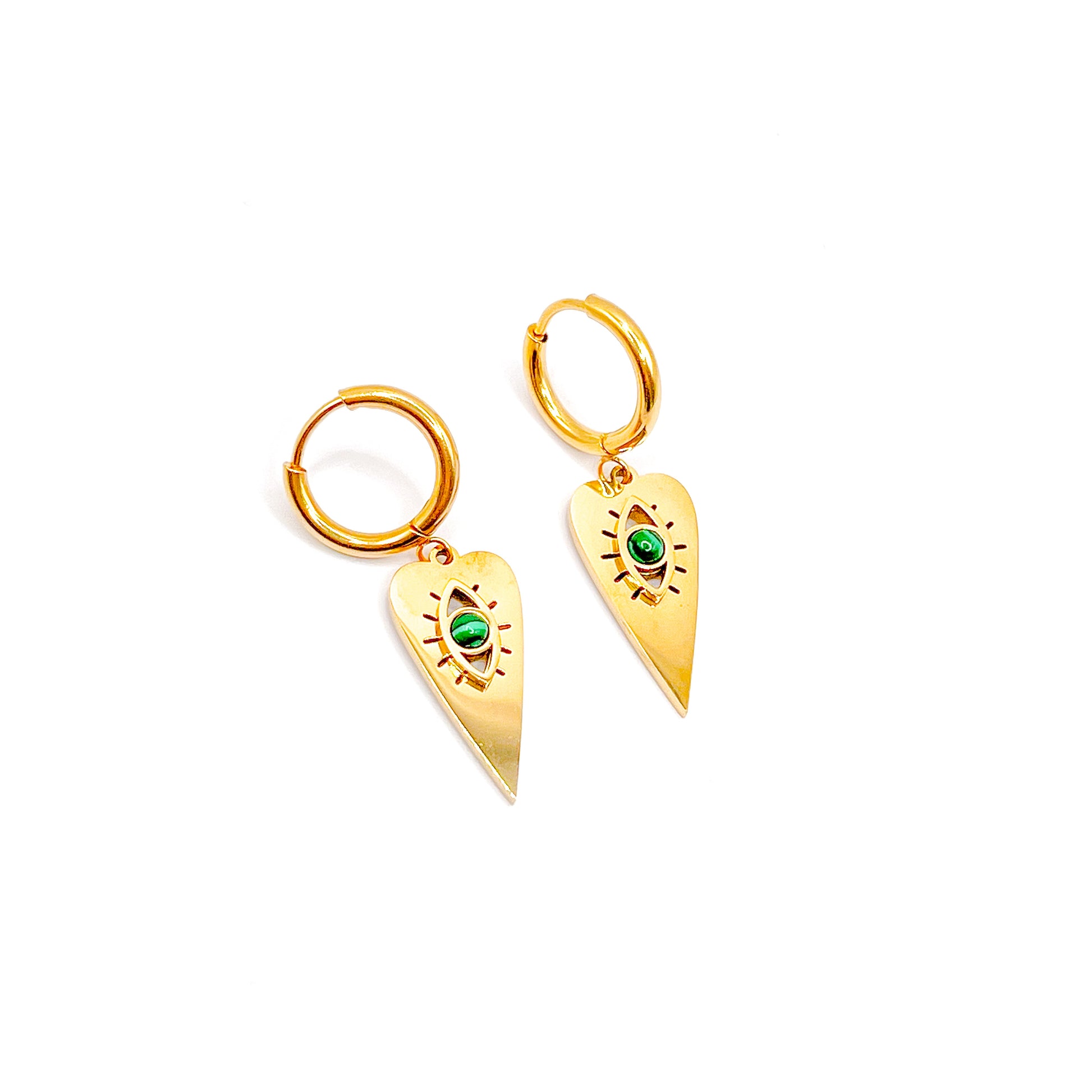 Heart earrings in gold - Alaia